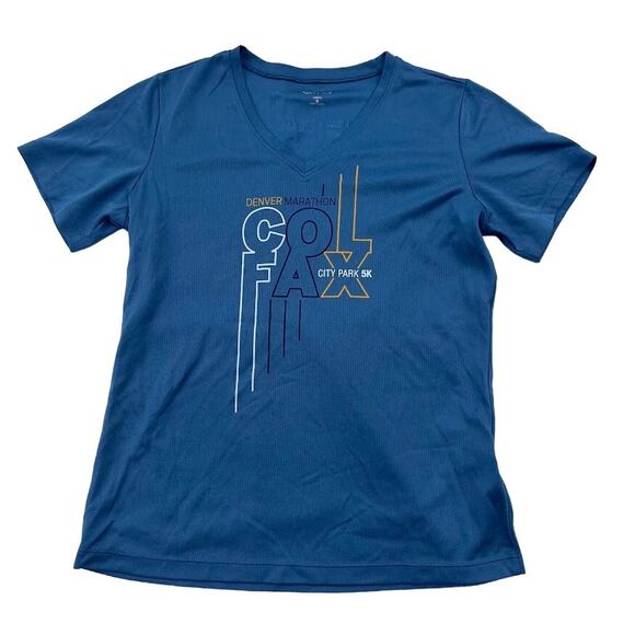 Sport-Tek Tops - Colfax‎ Marathon Womens Running Shirt Size Small Colfax Denver City Park 5k